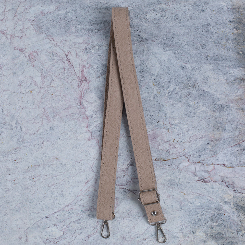 Loren Deri Çanta Sapı Bej